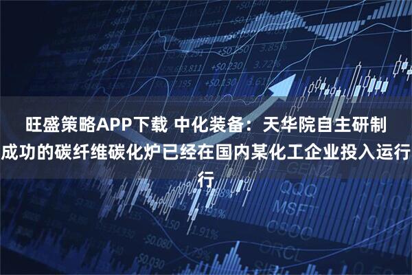 旺盛策略APP下载 中化装备：天华院自主研制成功的碳纤维碳化炉已经在国内某化工企业投入运行